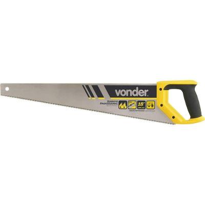 Serrote SE 018 Corte Madeira Seca Lâmina Aço Temperado Cabo Ergonômico Plástico Vonder