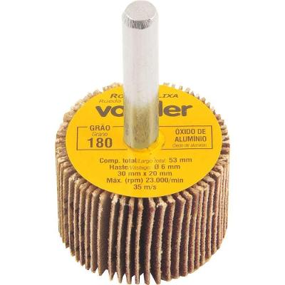 Roda de Lixa com Haste Roda de Lixa 30mm X 20mm com Haste Grão g 180 Vonder