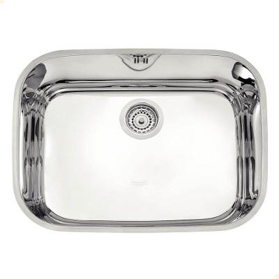Cuba De Embutir Tramontina Lavínia 48 Bl Prime Aço Inox Alto Brilho 48x34 Cm Com Válvula 94027203