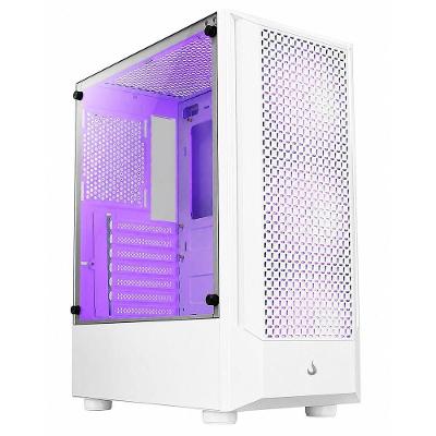 Gabinete Gamer Wave White ARGB Mid Tower ATX 3 Fans ARGB Branco Rise Mode