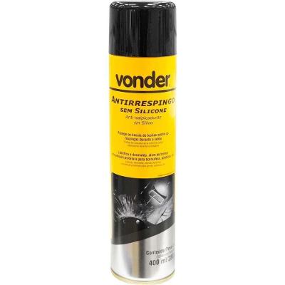 Antirrespingo para Solda sem Silicone em Spray Protege Bocais de Tochas Vonder 400ML