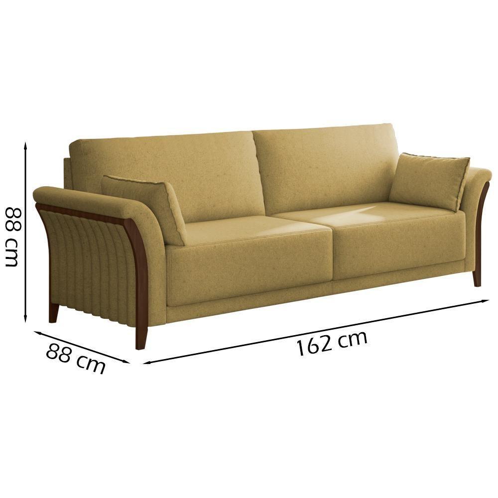 Kit Sofa 162 Cm E Poltrona Decorativa Royalle Linho Tce 1025 Moll Tce 1025 - 9