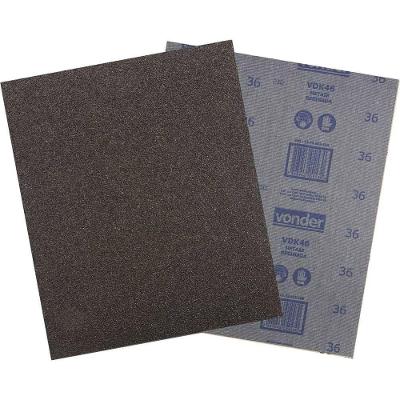 Lixa para Ferro LFV 0046 Lixamento de Metais e Preparação de Superfícies Grão g 36 Vonder