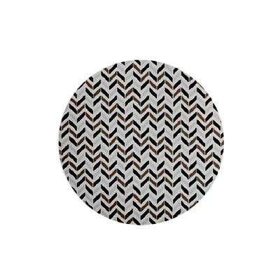 Papel de Parede Adesivo Zig Zag Geométrico PVC Lavável Fácil Remoção Branco 45CM 5M Top House