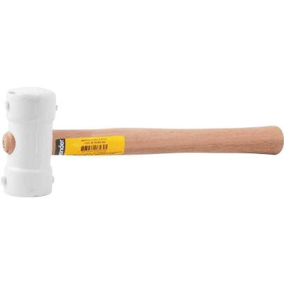 Martelo de Borracha 40 mm Cabo em Madeira para Azulejista Branco Vonder