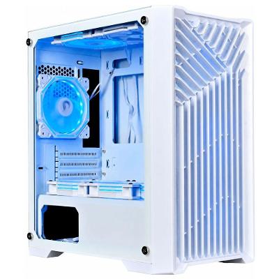 Gabinete Gamer X1 Mid Tower ATX Micro ATX Mini ITX Vidro Temperado Branco Rise Mode