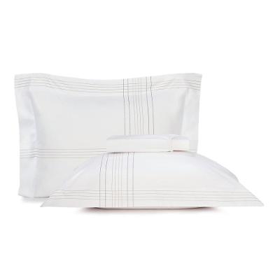 Jogo de Cama Queen 3 Peças Garbo Percal 200 Fios 100% Algodão Branco Altenburg