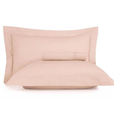 Jogo de Cama Queen 3 Peças Algodão Lux 200 Fios Percal Rosa Lile Altenburg