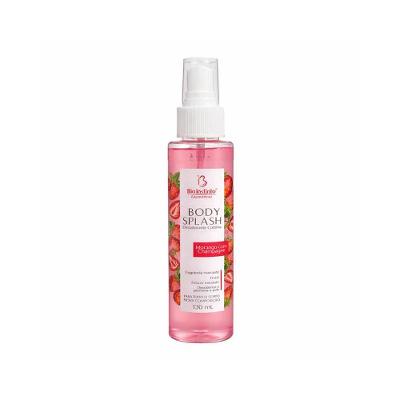 Body Splash Desodorante Colônia Corporal Morango com Champagne 130ML Bio Instinto