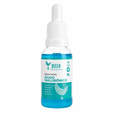 Sérum Facial Ácido Hialurônico Hidratação Preenchimento Vegano 30ML Bello Charme
