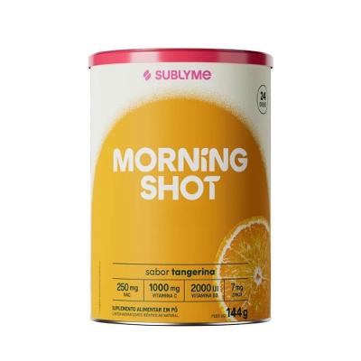 Morning Shot Suplemento para Imunidade com N-Acetil Cisteína 250mg Sabor Tangerina 144G
