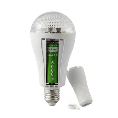 Kit 02 Lâmpada de Emergência LED Recarregável JX-0902 Bivolt 20W Soquete E27