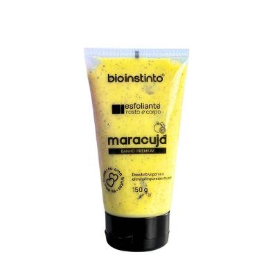 Kit Esfoliante Corporal e Facial Banho Premium Maracujá Colágeno Bio Instinto