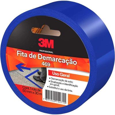 Fita de Demarcacao de Solo HB004210322 Pratica Flexivel Cores Vibrantes Forte Adesao Resistente Azul