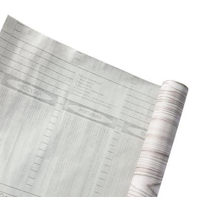 Papel de Parede Madeira Cru PVC Adesivo Lavável Auto Adesivo 45CM 5M