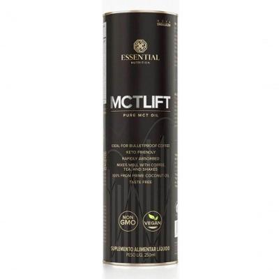 Óleo de Coco Mct Lift Garrafa Transparente 250ML Essential Nutrition