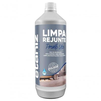 Limpa Rejunte Azul Claro 1L Uso Doméstico e Profissional Etaniz