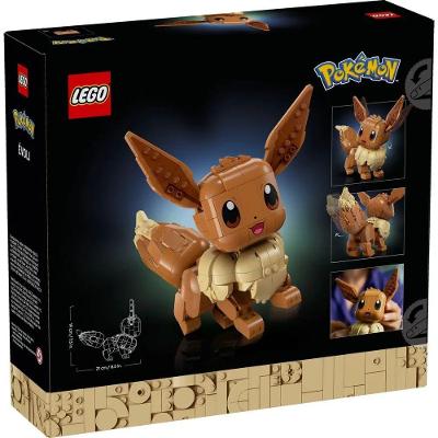 Kit de Construção LEGO Pokémon Pokémo Eevee 72151 Figura Articulada Lego