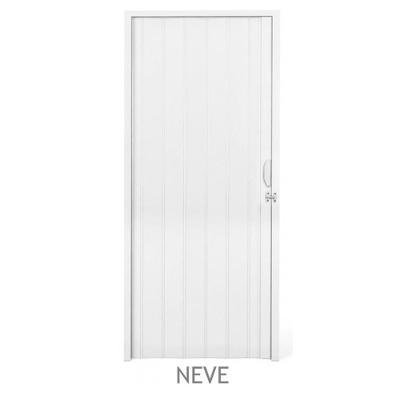 Porta Sanfonada de PVC para Ambientes Internos Branco Neve Plastilit 80CM