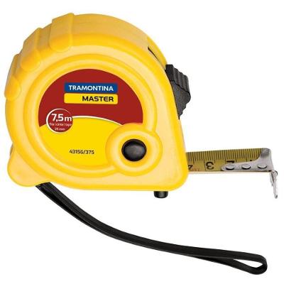 Trena Master com Fita de Aço Temperado Freio Duplo Retorno Automático Preto Tramontina