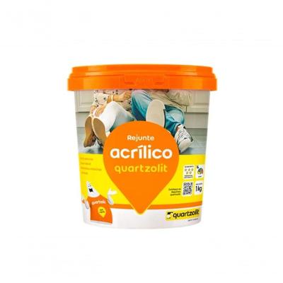 Rejunte Acrílico Rejunte Acrílico Marrom Café 1kg Alto Rendimento Quartzolit Marrom