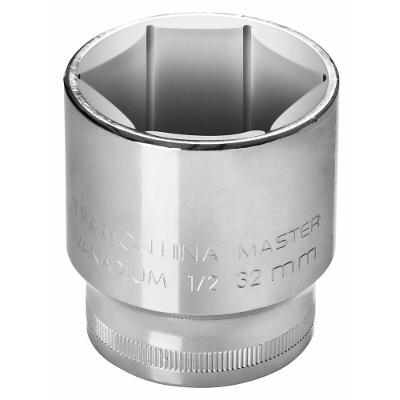 Soquete Sextavado 1-2" 17mm para Manutenção Encaixe Preciso Fabricação Robusta Tramontina