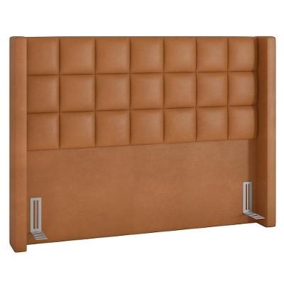 Cabeceira Cama Box Casal 140cm Pisa P02 Sintético Caramelo - Mpozenato
