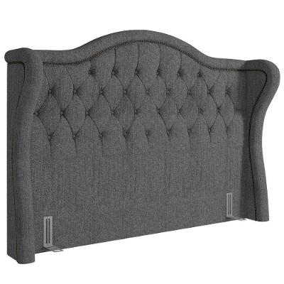 Cabeceira Cama Box Casal Queen 160cm Antibes P02 Linho Cinza - Mpozenato