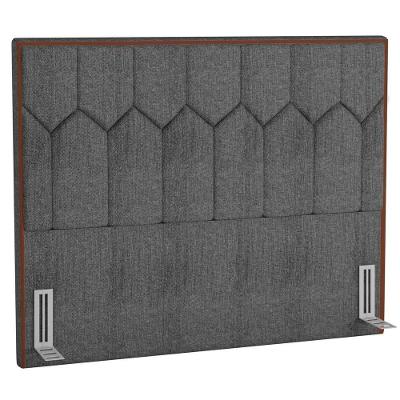 Cabeceira Cama Casal King 195cm órion P02 Linho Cinza - Mpozenato