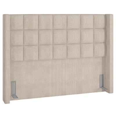 Cabeceira Cama Box Casal 140cm Pisa P02 Linho Bege Cru - Mpozenato