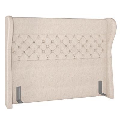 Cabeceira Cama Box Casal 140Cm Trinidad P02 Linho Cru