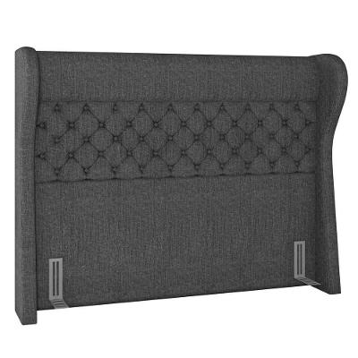 Cabeceira Cama Box Casal 140Cm Trinidad P02 Linho Cinza
