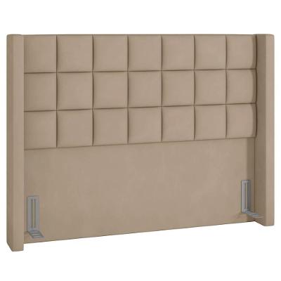 Cabeceira Cama Box Casal Queen 160cm Pisa P02 Veludo Bege - Mpozenato