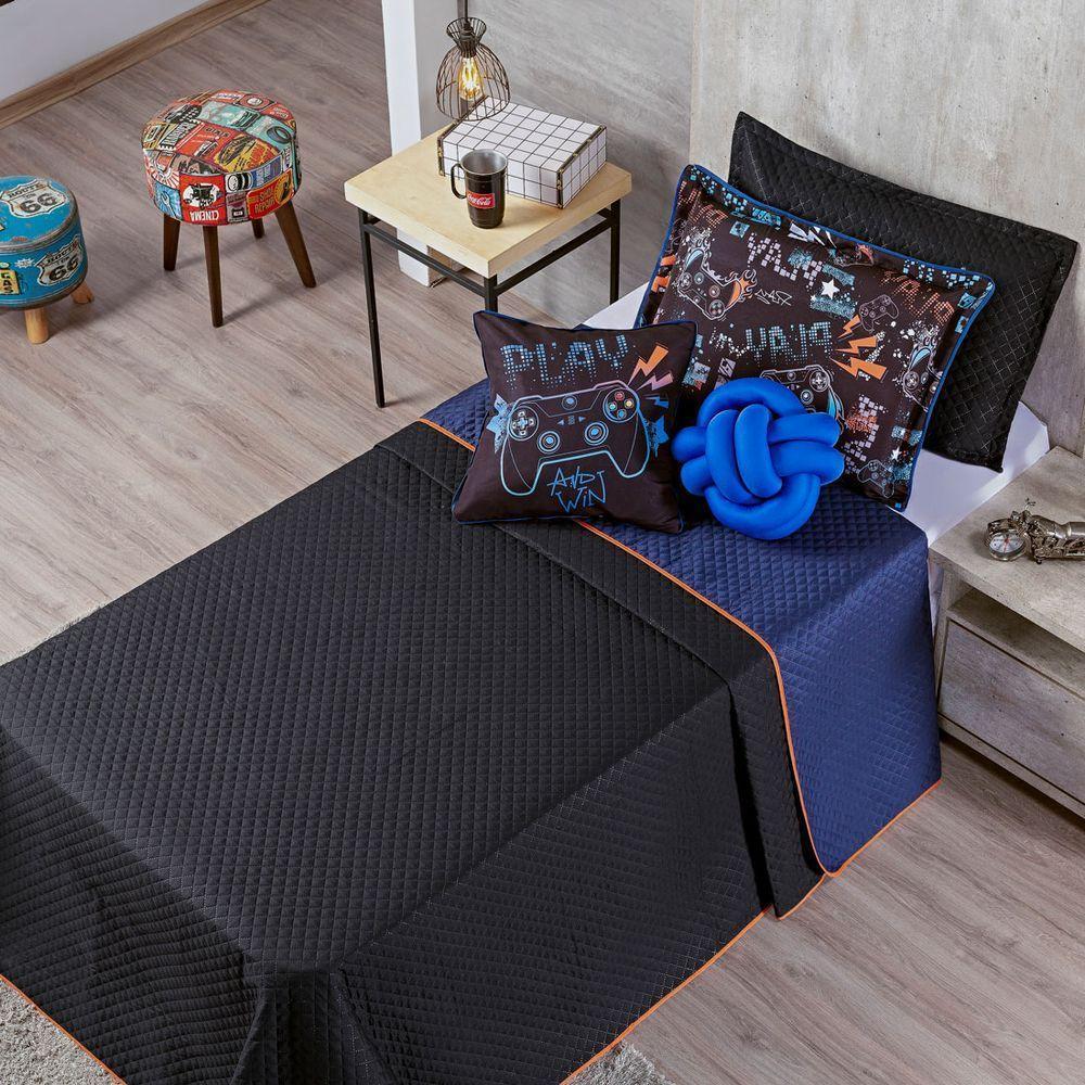 Cobre Leito Game Win Almofadas 05 Peças - 6