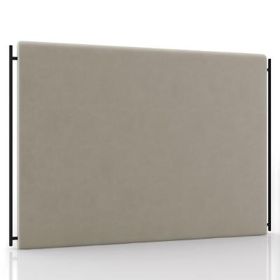 Cabeceira Cama Box Casal Queen 160cm Oscar P02 Suede Bege - Mpozenato