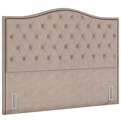 Cabeceira Cama Casal 140cm Siena P02 Linho Areia - Mpozenato