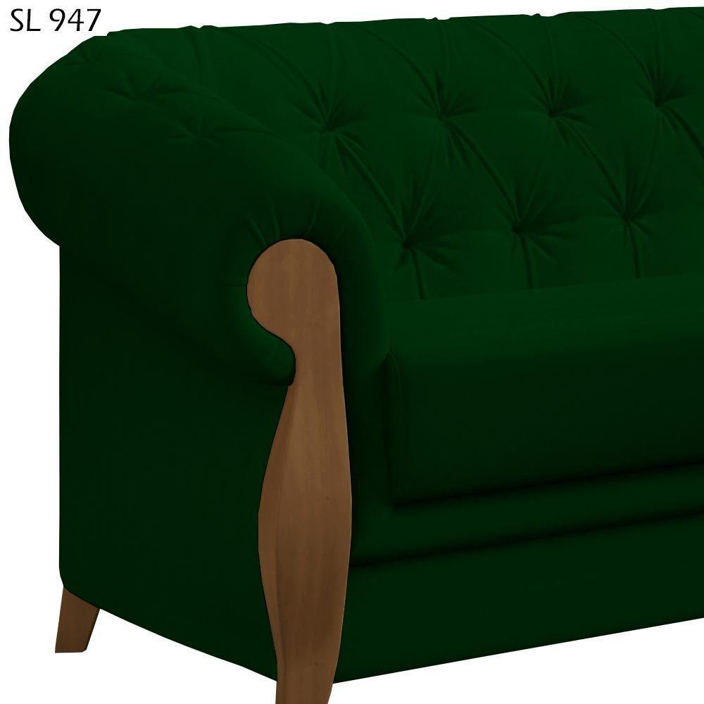 Kit Sofa E Poltrona Decorativa Murano Veludo Sl 947 Moll Sl 947 - 4