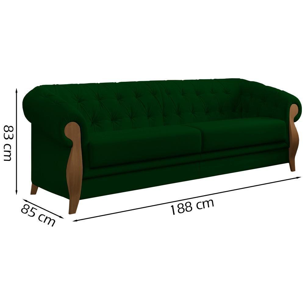 Kit Sofa E Poltrona Decorativa Murano Veludo Sl 947 Moll Sl 947 - 7
