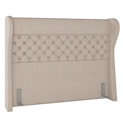 Cabeceira Cama Box Casal King 195cm Trinidad P02 Linho Bege Cru - Mpozenato