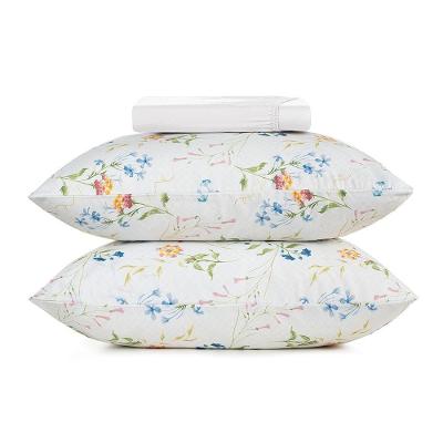 Jogo de Cama 3 Peças Casal Toque Acetinado Arbor 100% Poliéster Floral Estampado Altenburg