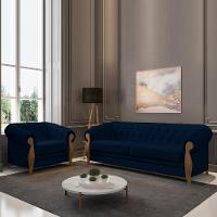 Kit Sofa E Poltrona Decorativa Murano Veludo Sl 948 Moll Sl 948 - 5