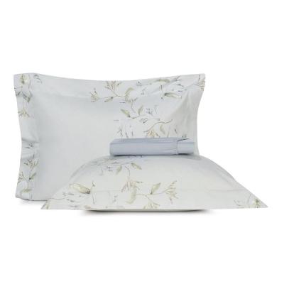 Jogo de Cama King 3 Peças Algodão Lux 200 Fios Percal Azul Ágape Altenburg