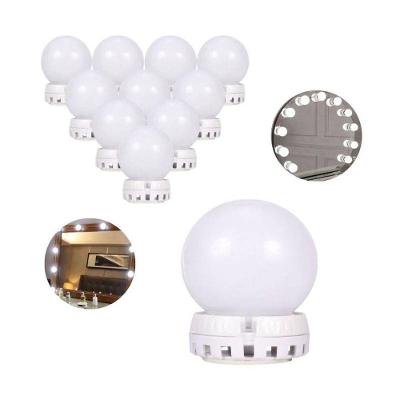 Kit de Iluminacao LED para Espelho Camarim com 10 Lampadas Tipo Globo USB 5V
