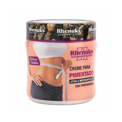 Creme para Massagem Corporal Pimenta Negra Redutor Firmador Efeito Térmico Modelagem