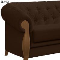 Kit Sofa E Poltrona Decorativa Murano Veludo Sl 942 Moll Sl 942
