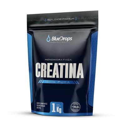Creatina Monohidratada 1kg 100% Pura sem Sabor Embalagem Econômica