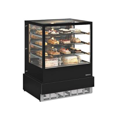 Vitrine Refrigerada Balcão Gelopar GGER100PR 1000L 2 Portas Preto 220V