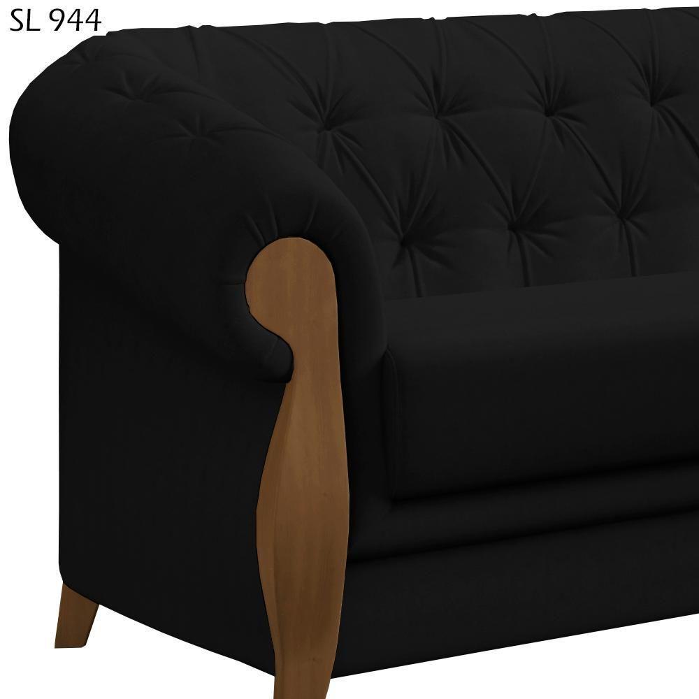 Kit Sofa E Poltrona Decorativa Murano Veludo Sl 944 Moll Sl 944 - 8