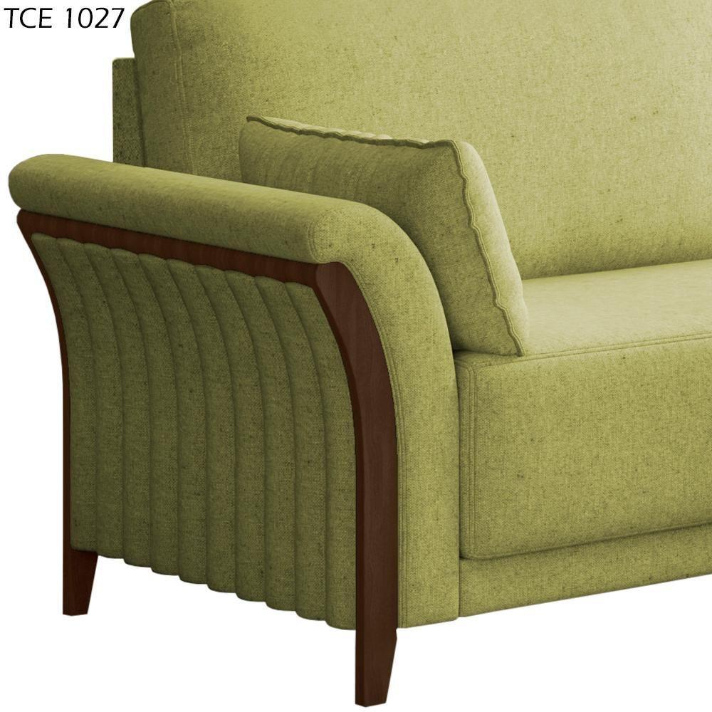 Kit Sofa 162 Cm E Poltrona Decorativa Royalle Linho Tce 1027 Moll Tce 1027 - 5