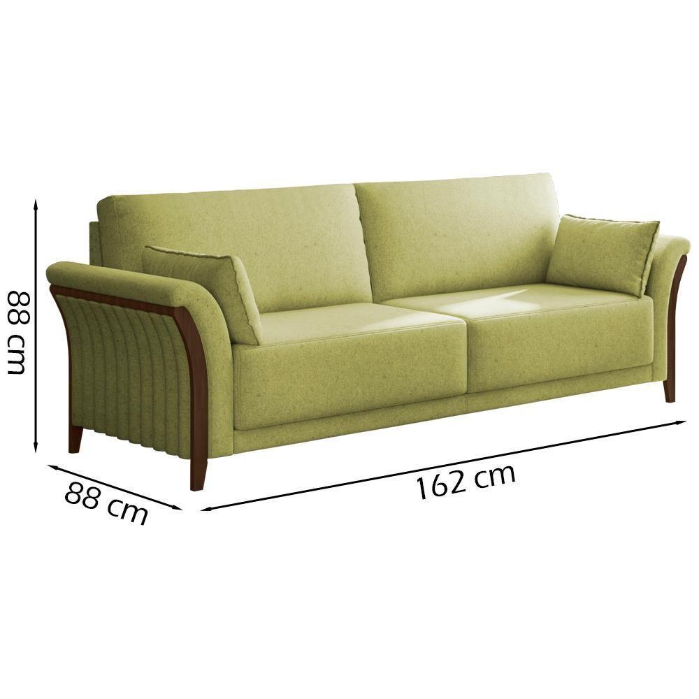 Kit Sofa 162 Cm E Poltrona Decorativa Royalle Linho Tce 1027 Moll Tce 1027 - 8